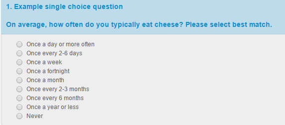 Single Choice Questions